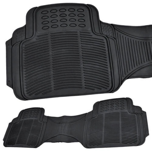 Car Floor Mats Full Set 3pc All Weather Rubber Liners Black Fits Nissan Models