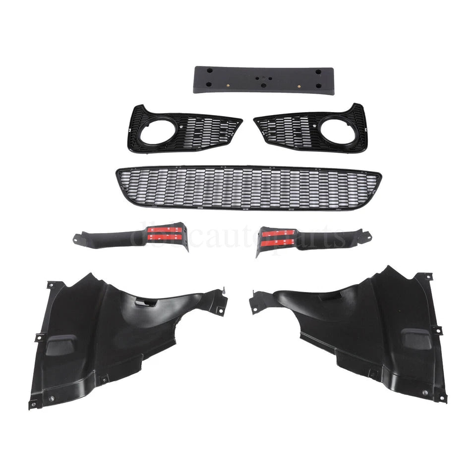 Front Bumper F80 M3 Style W/O PDC+ Fog Lights + lip For BMW F30 3-Series 12-18