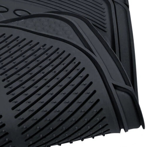 Car Floor Mats Full Set 3pc All Weather Rubber Liners Black Fits Nissan Models