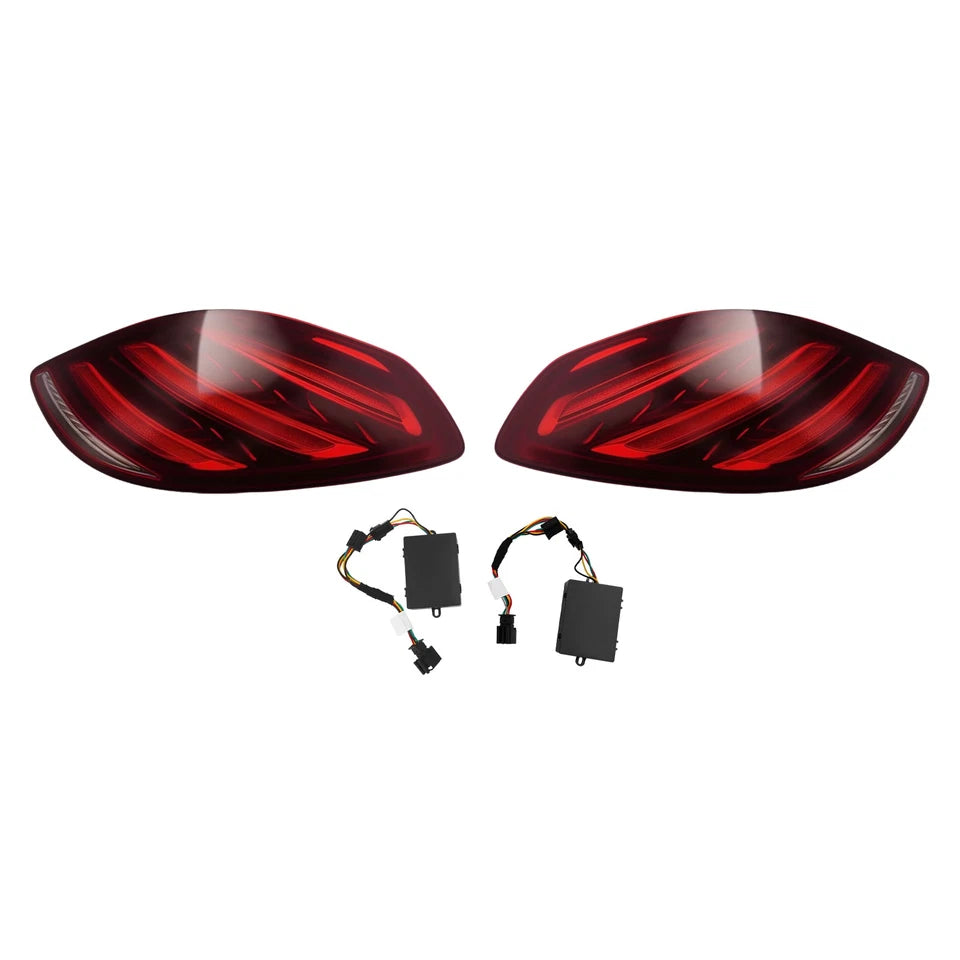 For 2013-2020 Mercedes-Benz S-Class W222 LED Tail Light Rear Brake Lamps (Pair)