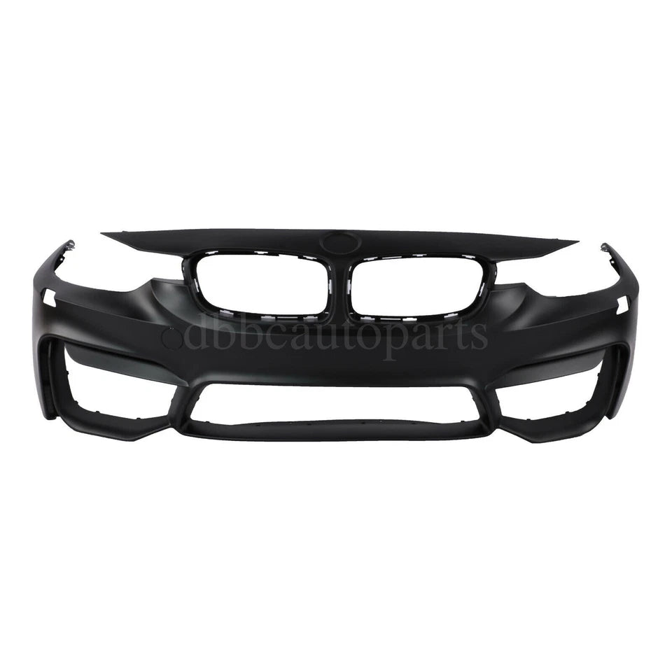 Front Bumper F80 M3 Style W/O PDC+ Fog Lights + lip For BMW F30 3-Series 12-18